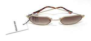 Sunglasses Gold Frame Brown Lens Urban Outfitters 42380 2