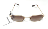 Sunglasses Gold Frame Brown Lens Urban Outfitters 42380 3