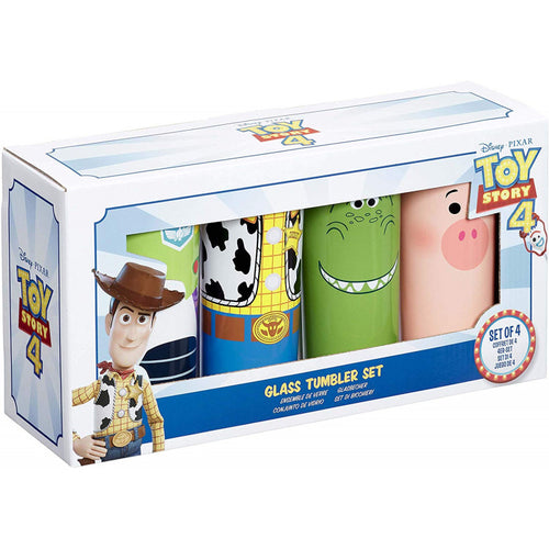 Disney Pixar Funko Toy Story Glass Tumblers Set of 4