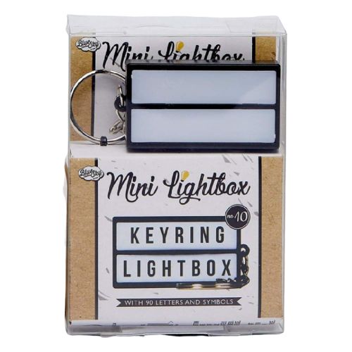 Mini Lightbox Keyring - plus 90 Letters & Symbols