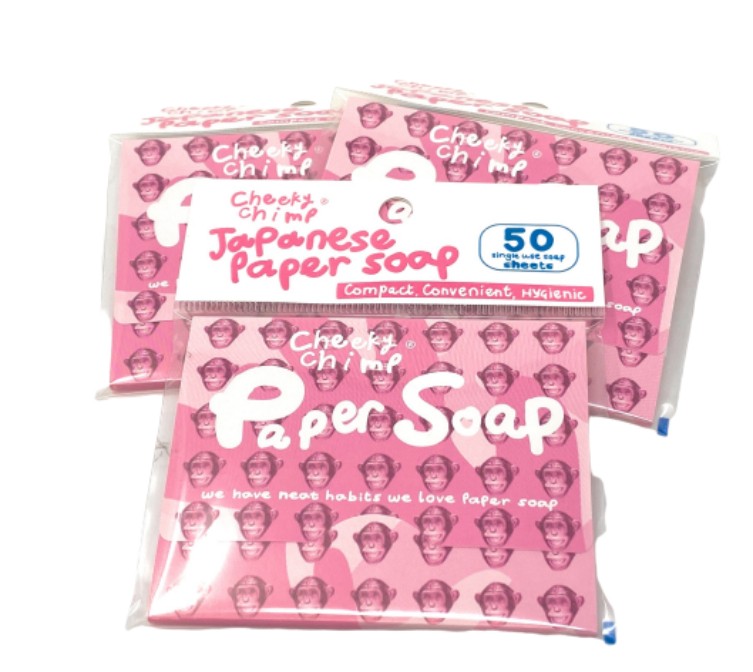 Paper Soap Hand Wash Pocket Travel Pack