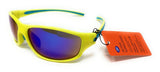 Boots Mens Active Sunglasses Yellow Sports Style Blue Trim 124J