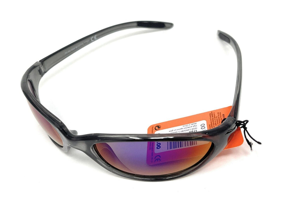 Boots Active Pro Sunglasses Grey Sports Style Blue Lens 175H 8