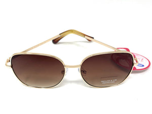 Ladies Sunglasses Metal Frame Brown Lens Boots 199J 2