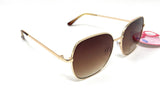 Ladies Sunglasses Metal Frame Brown Lens Boots 199J 4