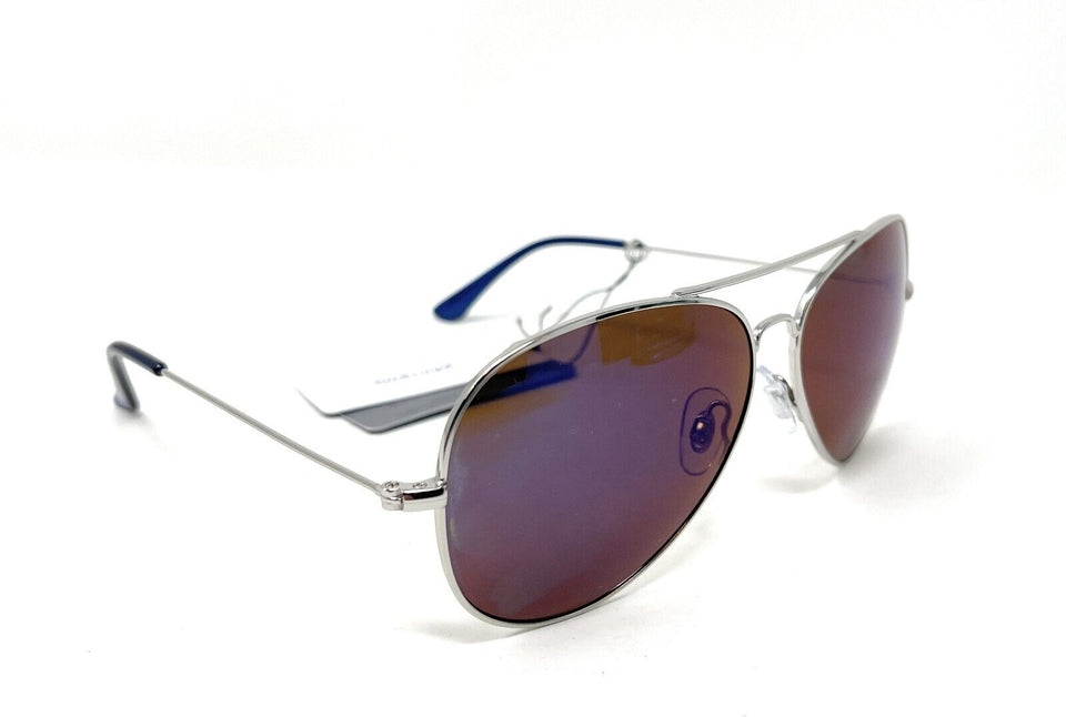 Ladies Sunglasses Silver Metal Blue Tint John Lewis 44501 10