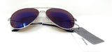 Ladies Sunglasses Silver Metal Blue Tint John Lewis 44501 2