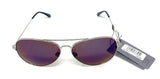 Ladies Sunglasses Silver Metal Blue Tint John Lewis 44501 5