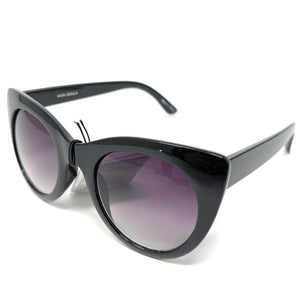 Avon Sunglasses Fashion Black Retro Frame with Black Lens 100% UVA UVB Cecilla
