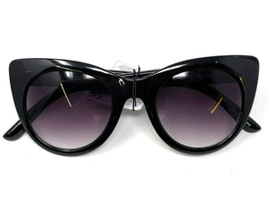 Avon Sunglasses Fashion Black Retro Frame with Black Lens 100% UVA UVB Cecilla 1