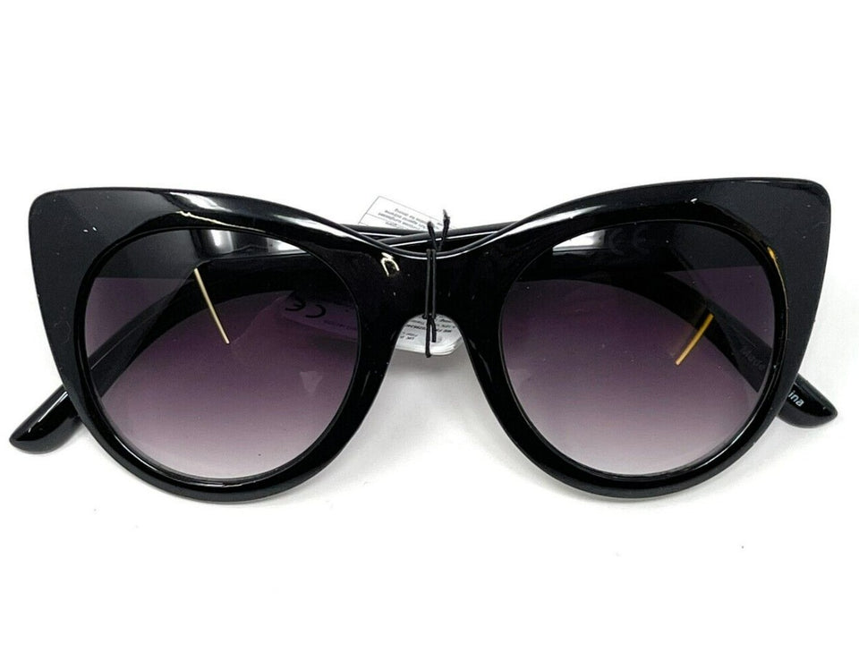 Avon Sunglasses Fashion Black Retro Frame with Black Lens 100% UVA UVB Cecilla 1