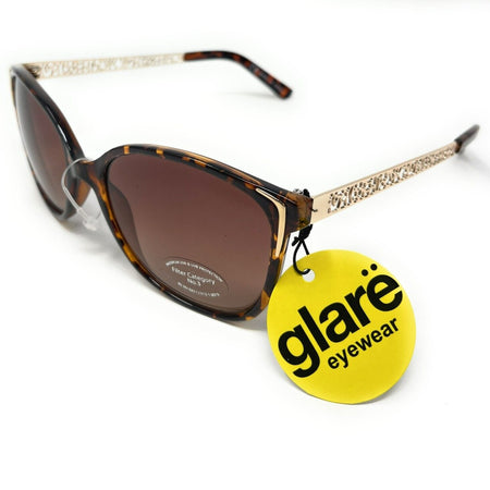 Glare Sunglasses Fashion Tortoise Shell Frame Tinted Lens 1RHS85