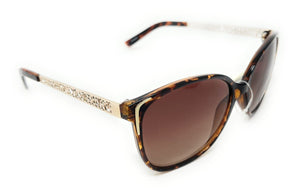 Glare Sunglasses Fashion Tortoise Shell Frame Tinted Lens 1RHS85 7