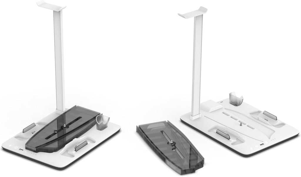 DLX Stand for PlayStation 5 Charging Dock, Cooling Fan, and Storage 3