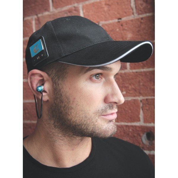 Bluetooth Baseball Cap Hands Free Black SmartCap