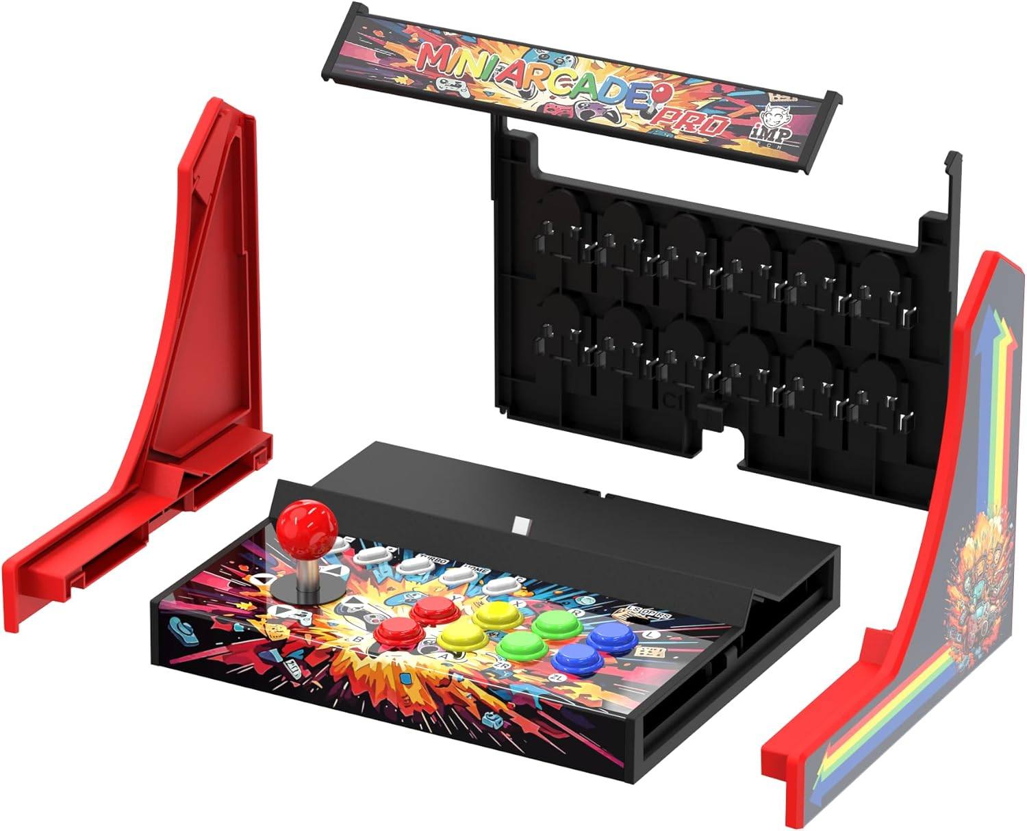 Mini Arcade Pro Retro Game Cabinet Compatible with Nintendo Switch 2 and OLED