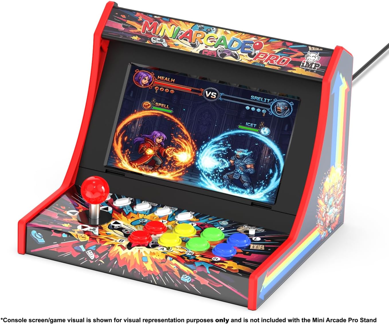 Mini Arcade Pro Retro Game Cabinet Compatible with Nintendo Switch 2 and OLED 1