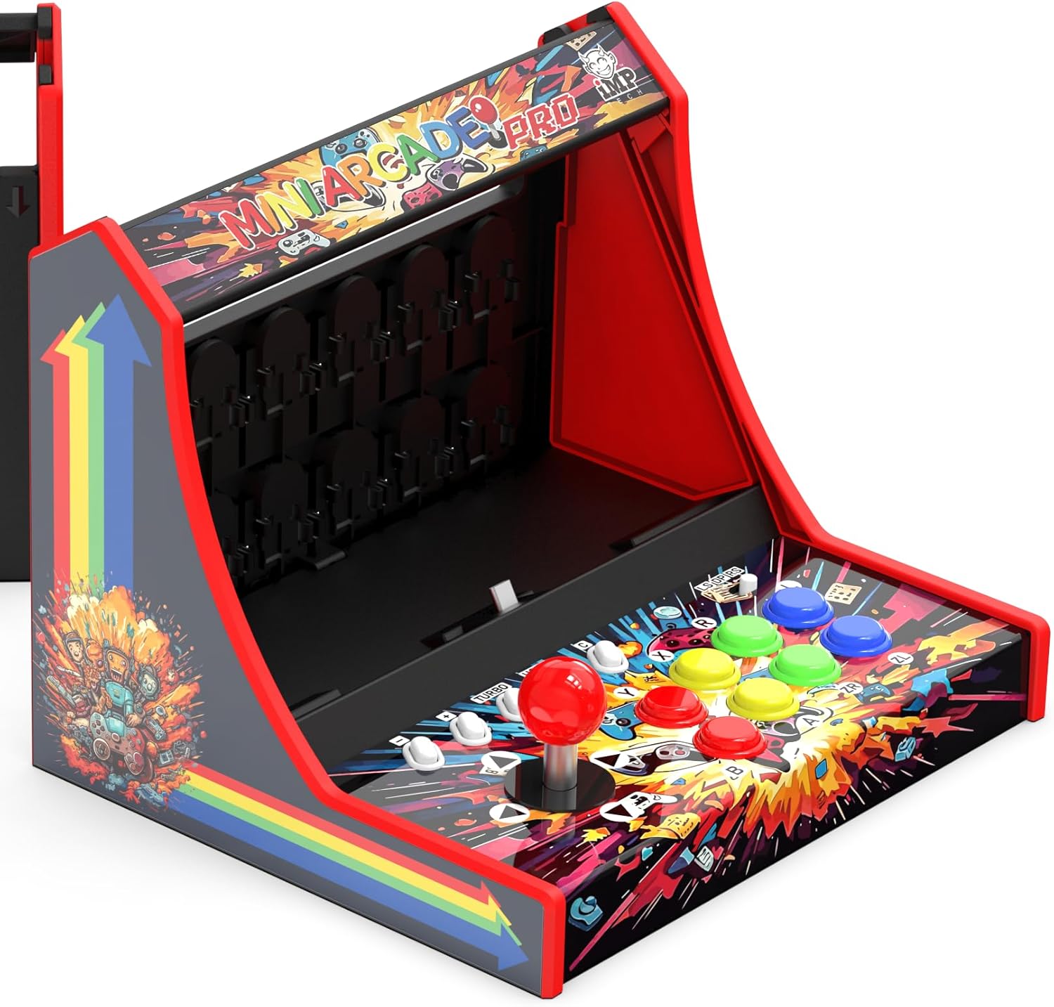Mini Arcade Pro Retro Game Cabinet Compatible with Nintendo Switch 2 and OLED 2