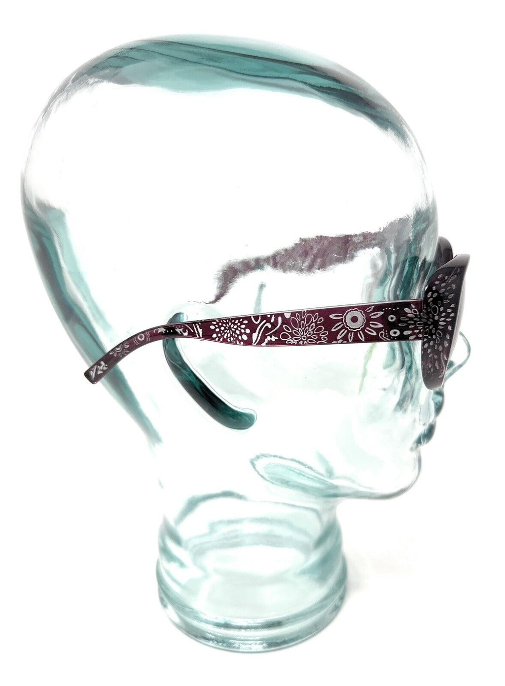 Burgundy Floral Sunglasses