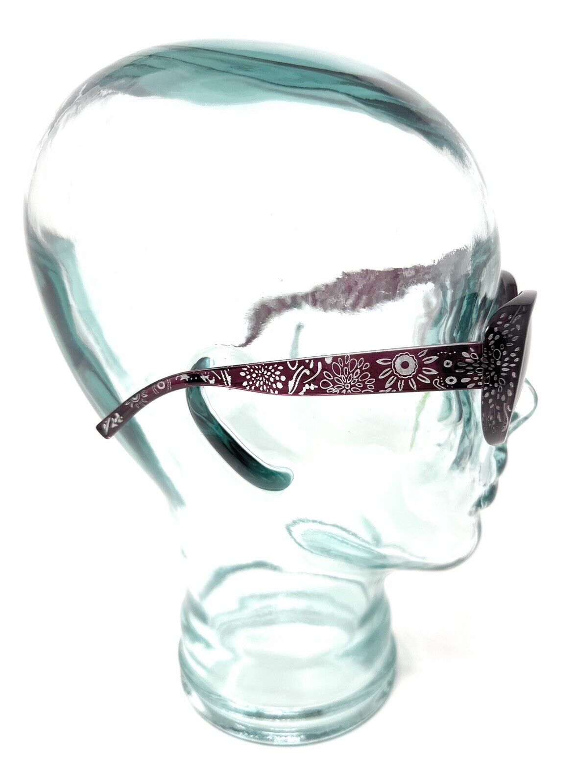 Burgundy Floral Sunglasses
