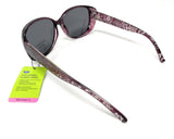 Boots Polarised Floral Burgundy Sunglasses