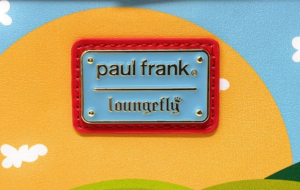 Loungefly Paul Frank Rainbow Group Faux Leather Crossbody Bag 3