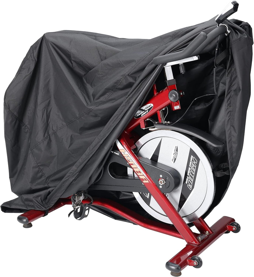 Dustproof cover keeping gym equipment in pristine condition