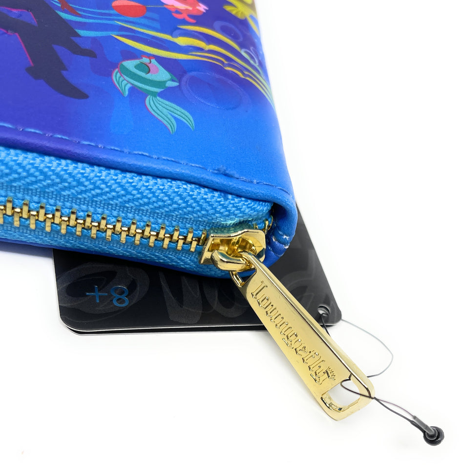 Disney Bed knobs & Broomsticks Underwater Loungefly Wallet 7