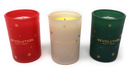 Mini Scented Candles Trio Festive Collection Gift Set