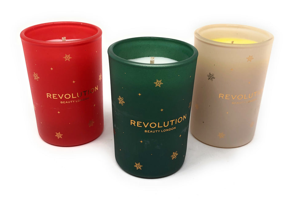 Mini Scented Candle Trio Festive Collections Gift Set