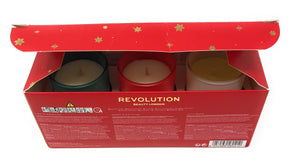 Mini Scented Candles Trio Festive Collection Gift Set