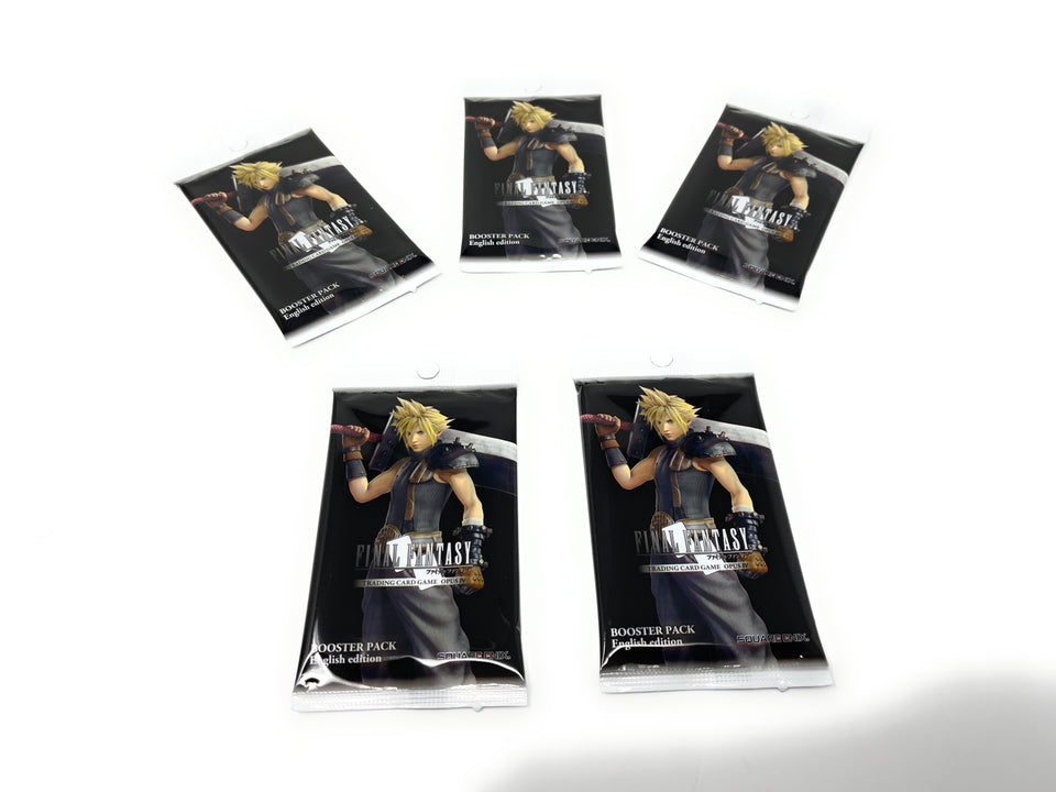 Final Fantasy Opus 4 Trading Card Game 5 Booster Packs