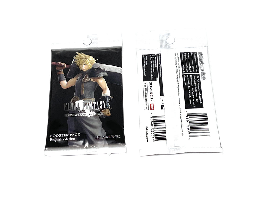 Final Fantasy Opus 4 Trading Card Game 5 Booster Packs