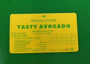 Revolution Eyeshadow Palette Tasty Avocado 18 Colours Shades