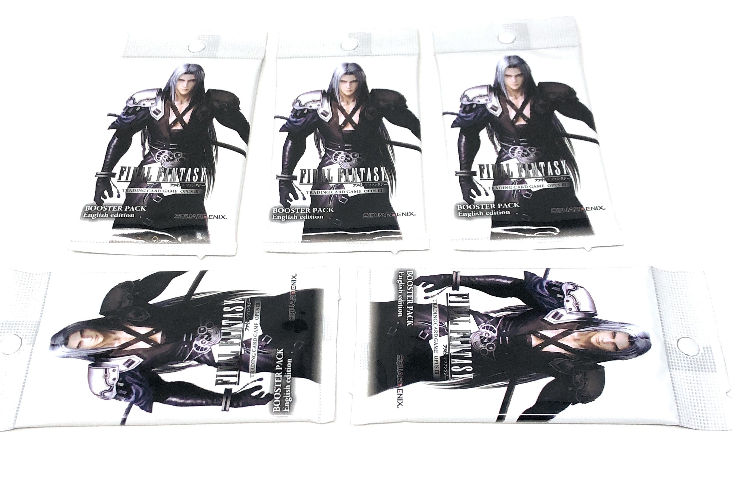 Final Fantasy Opus 3 Trading Card Game 5 Booster Packs – Ltd