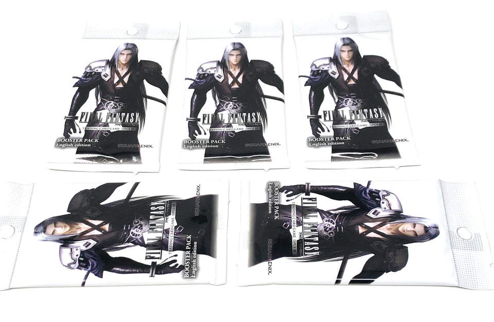 Final Fantasy Opus 3 Trading Card Game 5 Booster Packs