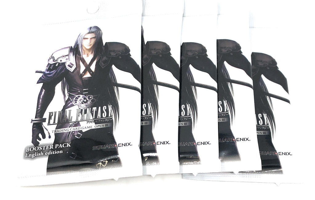 Final Fantasy Opus 3 Trading Card Game 5 Booster Packs
