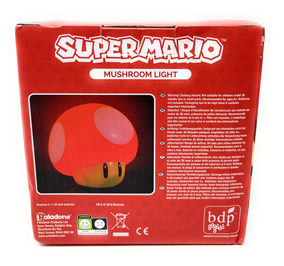 Super Mario Bros Toad Mushroom LED Light with Sounds 6