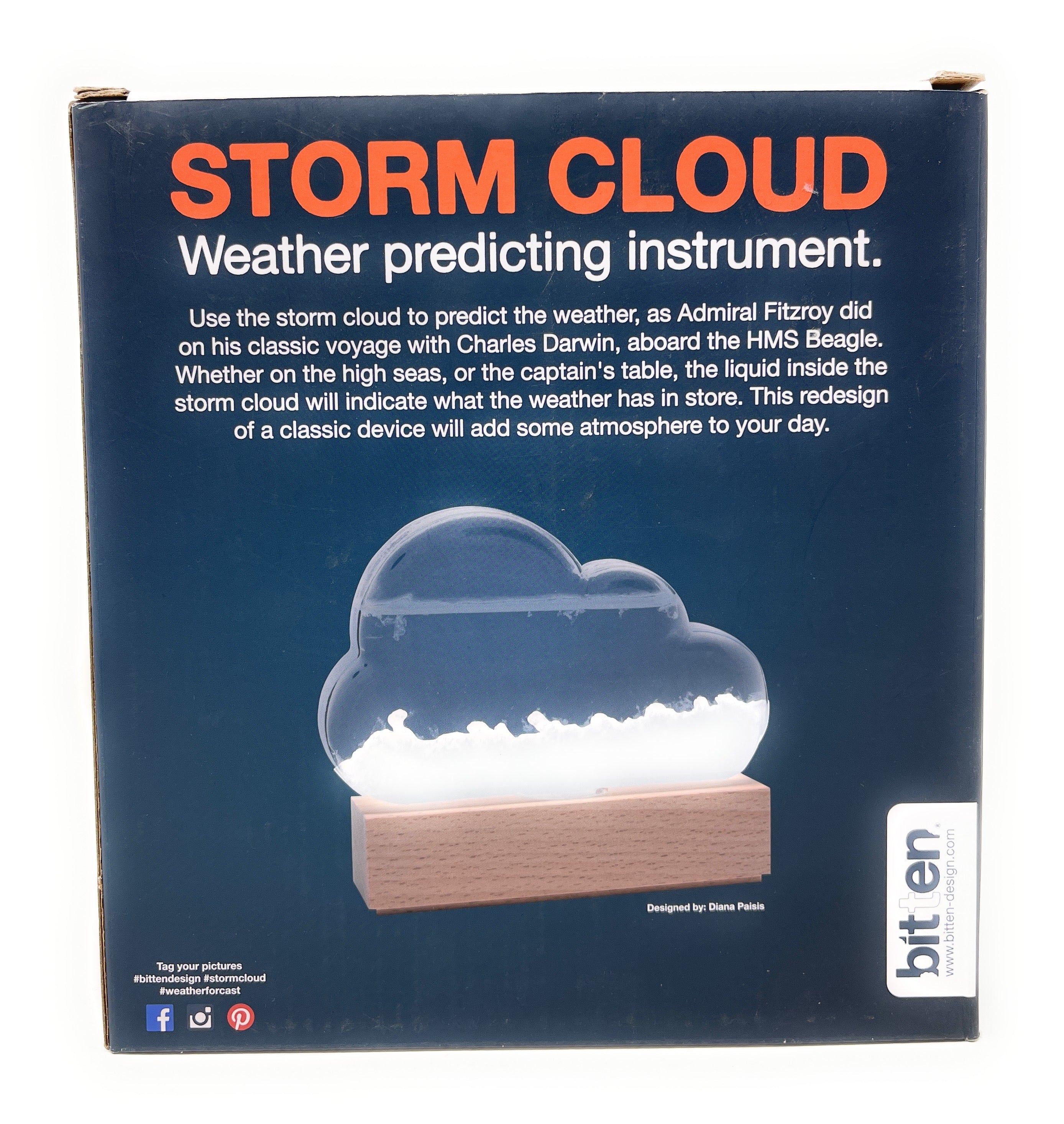 Storm Cloud Barometer Weather Predicting Crystals  4