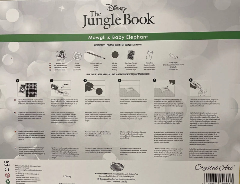Crystal Art Disney Jungle Book DIY Diamond Painting 6