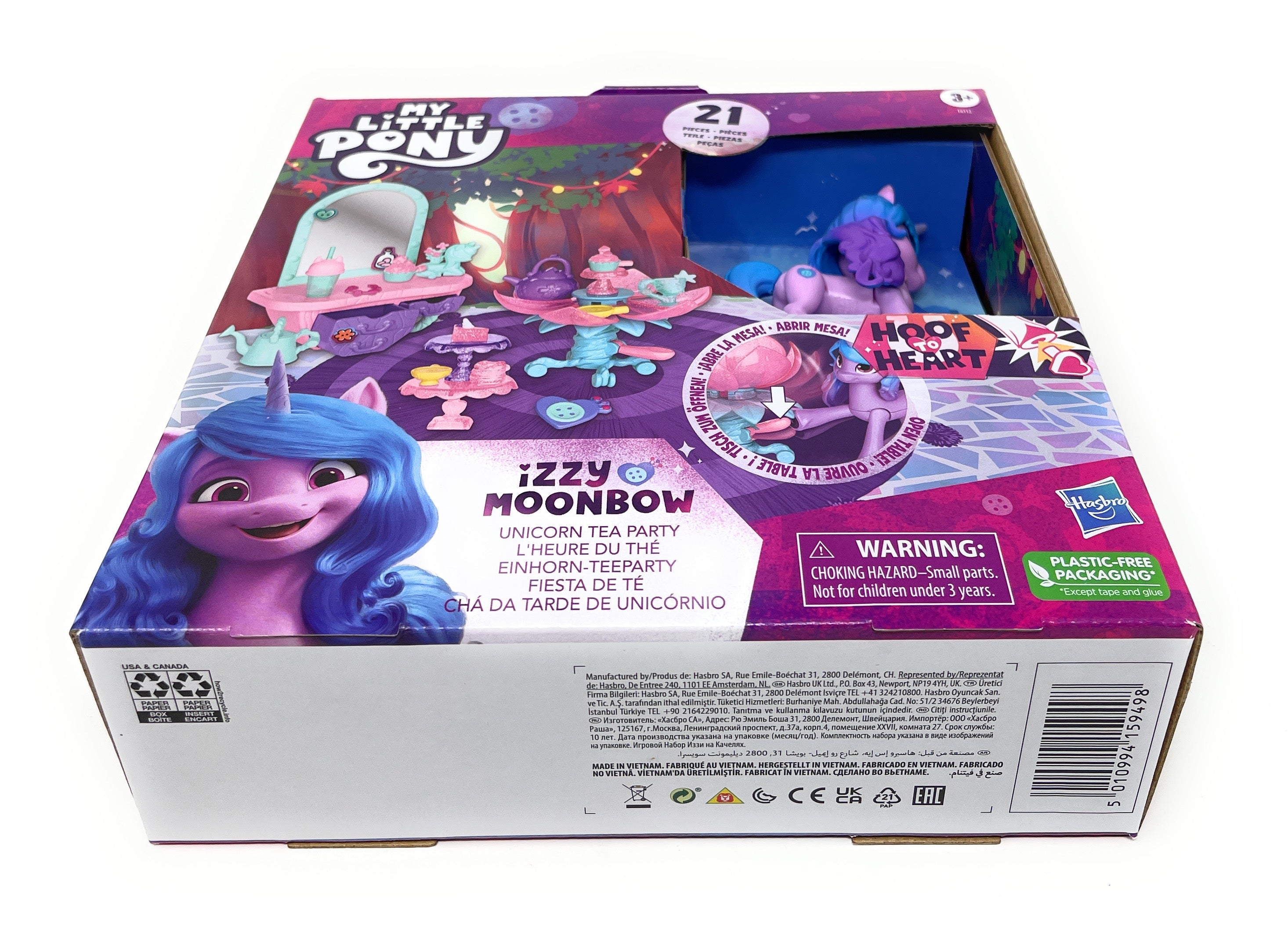 My Little Pony Unicorn Toy Playset - Izzy’s Magical Tea Party with 20 Accessories