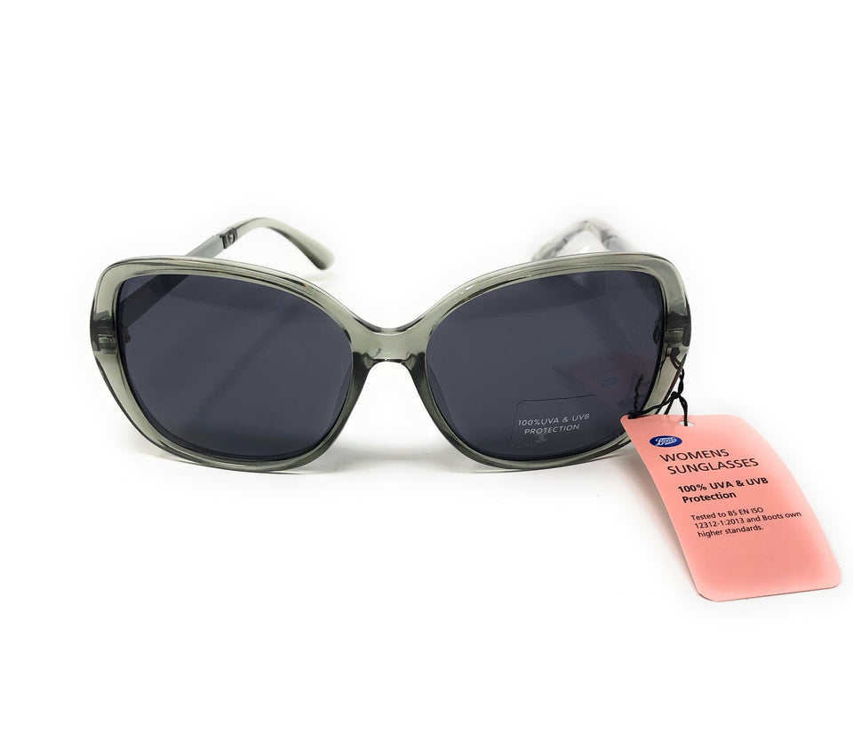 Stylish Boots Women's Sunglasses with Green Frame
