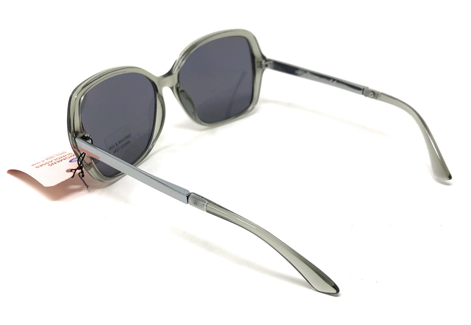 Boots 027J Sunglasses with Green Frame and Grey Lenses
