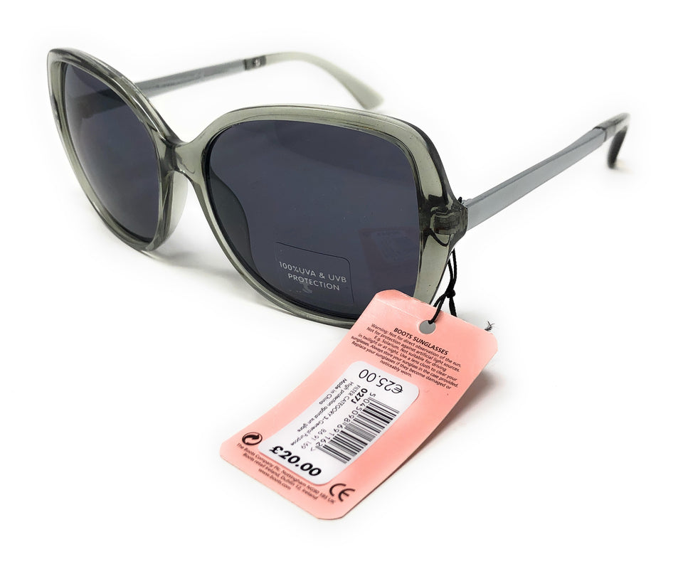 UV400 Grey Lenses and Green Frame Sunglasses for Women