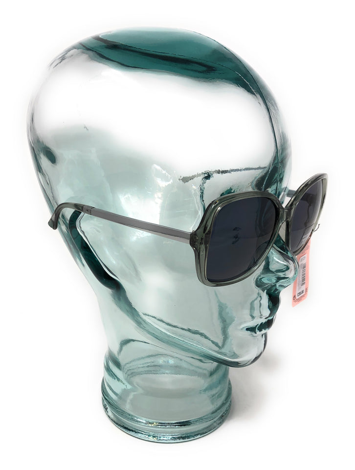 Boots Women's Sunglasses with Semi-Opaque Green Frame
