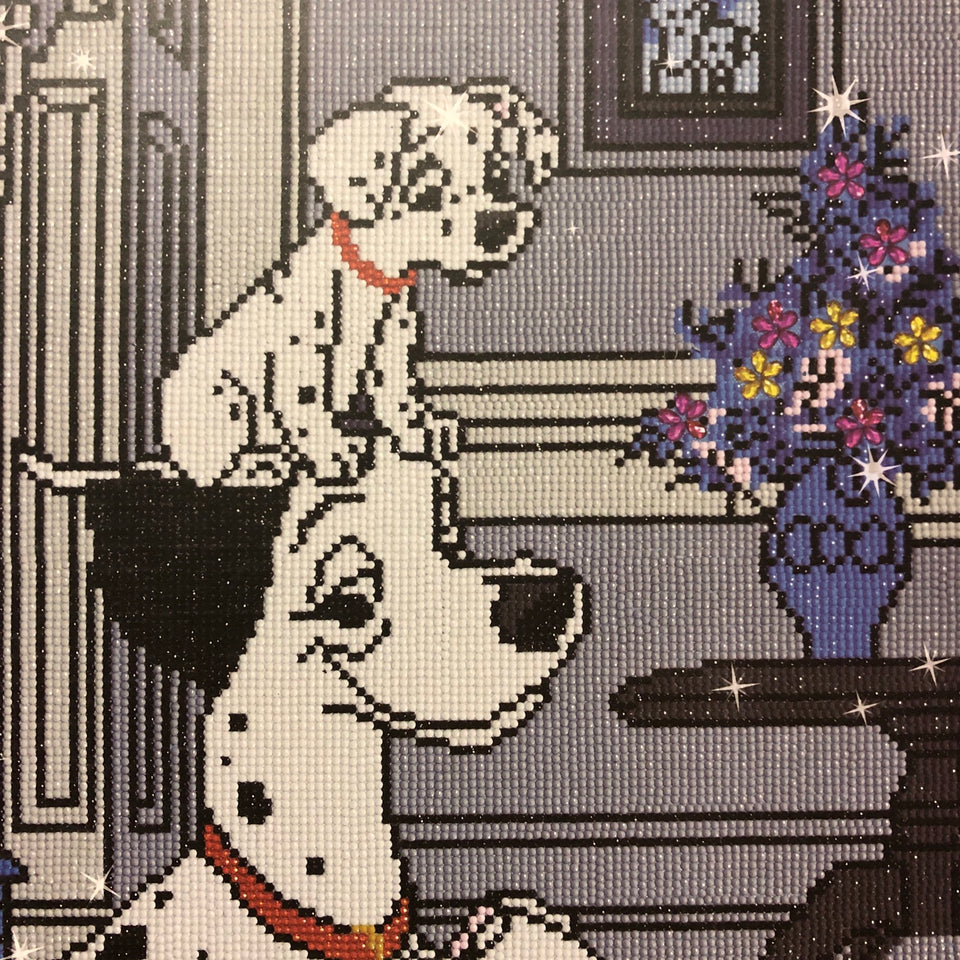 Diamond Jewel Pongo and Pup on Head