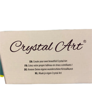Crystal Art logo create beautiful crystal art