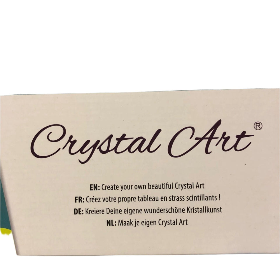 Crystal Art logo create beautiful crystal art