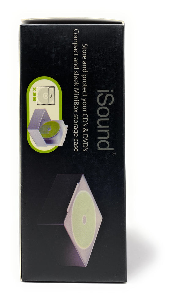 iSound Stackable CD Storage Mini Box Unit