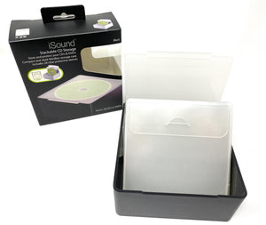 iSound Stackable CD Storage Mini Box Unit